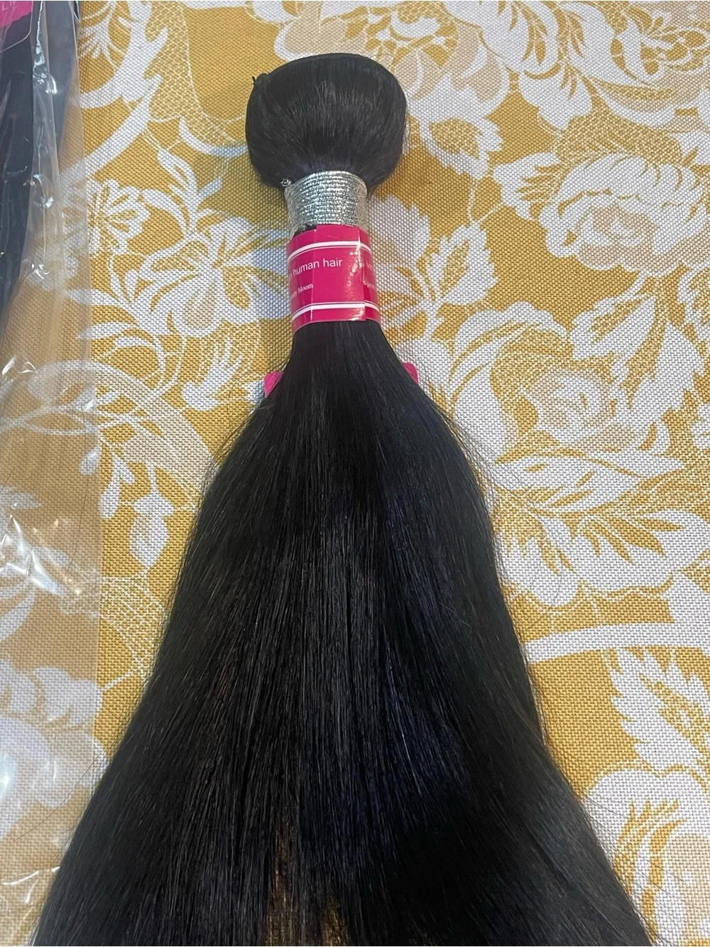 Glebinly 12A Brazilian Human Hair Extensions 18–24” Black Remy Virgin